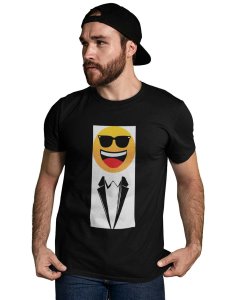 Real Gentleman Emoji T-shirt - Clothes for Emoji Lovers - Suitable for Fun Events - Foremost Gifting Material for Your Friends and Close Ones