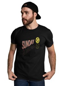 Sunday Funday Emoji T-shirt - Clothes for Emoji Lovers - Suitable for Fun Events - Foremost Gifting Material for Your Friends and Close Ones