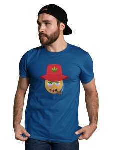 Thug Emoji T-shirt (Blue) - Clothes for Emoji Lovers - Suitable for Fun Events - Foremost Gifting Material for Your Friends and Close Ones