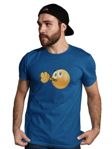 Drunker Emoji T-shirt (Blue) - Clothes for Emoji Lovers - Suitable for Fun Events - Foremost Gifting Material for Your Friends and Close Ones