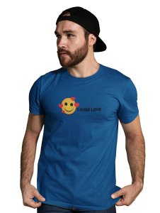 I Over Love Emoji T-shirt - Clothes for Emoji Lovers - Suitable for Fun Events - Foremost Gifting Material for Your Friends and Close Ones