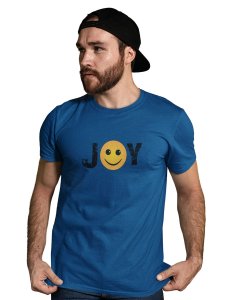 Joy Written in Text T-shirt - Clothes for Emoji Lovers - Suitable for Fun Events - Foremost Gifting Material for Your Friends and Close Ones