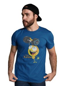 Gym Freck Emoji T-shirt (Blue) - Clothes for Emoji Lovers - Suitable for Fun Events - Foremost Gifting Material for Your Friends and Close Ones