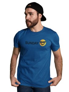Sunday Look Emoji T-shirt - Clothes for Emoji Lovers - Suitable for Fun Events - Foremost Gifting Material for Your Friends and Close Ones