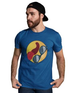 Tongue Twister Emoji T-shirt (Blue) - Clothes for Emoji Lovers - Suitable for Fun Events - Foremost Gifting Material for Your Friends and Close Ones