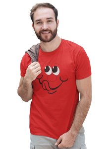 Yummy Emoji T-shirt (Red) - Clothes for Emoji Lovers - Foremost Gifting Material for Your Friends and Close Ones