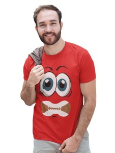 Teeth Blocked Emoji (Red) - Clothes for Emoji Lovers - Foremost Gifting Material for Your Friends and Close Ones