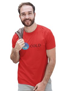 Shivering Cold Emoji T-shirt (Red) - Clothes for Emoji Lovers - Foremost Gifting Material for Your Friends and Close Ones
