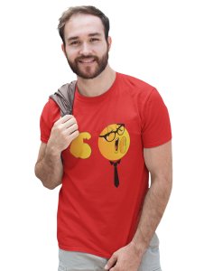 Strong Man Emoji T-shirt (Red) - Clothes for Emoji Lovers - Foremost Gifting Material for Your Friends and Close Ones