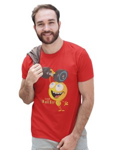 Gym Freck Emoji T-shirt (Red) - Clothes for Emoji Lovers - Foremost Gifting Material for Your Friends and Close Ones