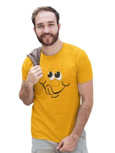 Yummy Emoji T-shirt (Yellow) - Clothes for Emoji Lovers - Suitable for Fun Events - Foremost Gifting Material for Your Friends and Close Ones