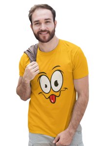 Baby Tongue Emoji T-shirt (Yellow) - Clothes for Emoji Lovers - Suitable for Fun Events - Foremost Gifting Material for Your Friends and Close Ones