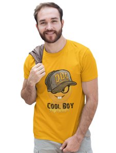 Cool Boy with Two Rabbit Teeth Emoji T-shirt (Yellow) - Clothes for Emoji Lovers - Suitable for Fun Events - Foremost Gifting Material for Your Friends and Close Ones