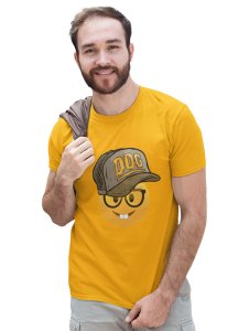 Rabbit Teeth with a Cap Emoji T-shirt (Yellow) - Clothes for Emoji Lovers - Suitable for Fun Events - Foremost Gifting Material for Your Friends and Close Ones