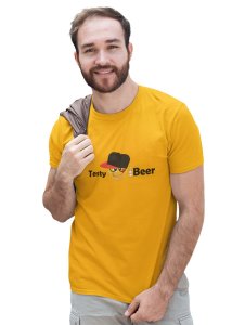 Alcoholic Emoji T-shirt (Yellow) - Clothes for Emoji Lovers - Suitable for Fun Events - Foremost Gifting Material for Your Friends and Close Ones