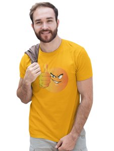 All The Best Emoji Printed T-shirt (Yellow) - Foremost Gifting Material for Your Friends and Close Ones
