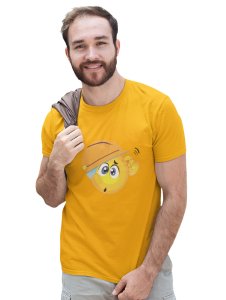 Engineer Emoji T-shirt (Yellow) - Clothes for Emoji Lovers - Suitable for Fun Events - Foremost Gifting Material for Your Friends and Close Ones