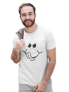 Yummy Emoji T-shirt (White) - Clothes for Emoji Lovers - Suitable for Fun Events - Foremost Gifting Material for Your Friends and Close Ones