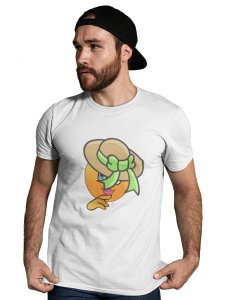 Shy Emoji T-shirt (White) - Clothes for Emoji Lovers - Suitable for Fun Events - Foremost Gifting Material for Your Friends and Close Ones