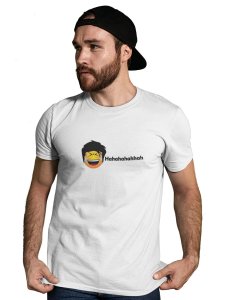 ROFL Emoji T-shirt - Clothes for Emoji Lovers (White) -Foremost Gifting Material for Your Friends and Close Ones