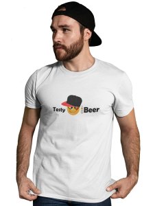 Alcoholic Emoji T-shirt (White) - Clothes for Emoji Lovers -Foremost Gifting Material for Your Friends and Close Ones