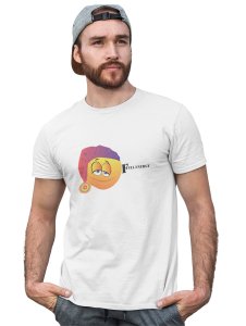 Night Cap Emoji T-shirt (White) - Clothes for Emoji Lovers -Foremost Gifting Material for Your Friends and Close Ones