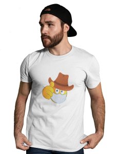 Mask is Compulsory Emoji T-shirt (White) - Clothes for Emoji Lovers -Foremost Gifting Material for Your Friends and Close Ones