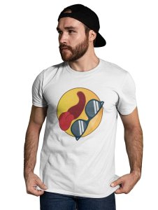 Tongue Twister Emoji T-shirt (White) - Clothes for Emoji Lovers -Foremost Gifting Material for Your Friends and Close Ones