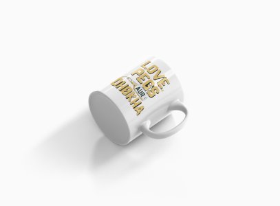 Love Pegs Aur Dhokha- Printed Coffee Mugs For Bollywood Lovers