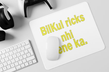 Bilkul Risk Nahi Lene Ka - Printed Mousepads For Bollywood Lovers