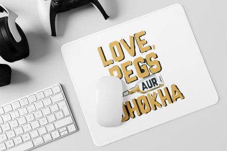 Love Pegs Aur Dhokha- Printed Mousepads For Bollywood Lovers