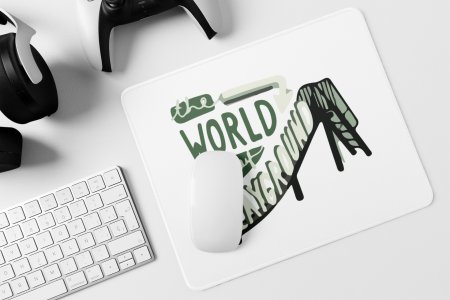 The World Is Your Playground - Printed Mousepads For Bollywood Lovers