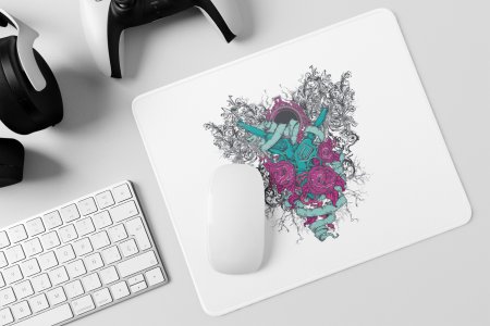 3 Roses With Branches - Printed Animated Mousepads