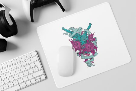 3 Roses With Ribbons- Printed Animated Mousepads