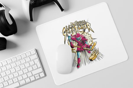 Ice Skill Scratcher, Skull - Printed Animated Mousepads