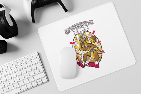 Extreme Dunk, Man Plays Basketball - Printed Animated Mousepads