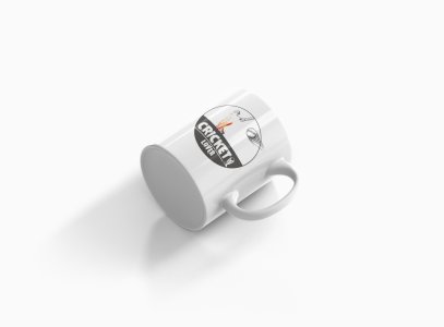 Cricket Lover Text In White - Printed Coffee Mugs For Sports Lovers