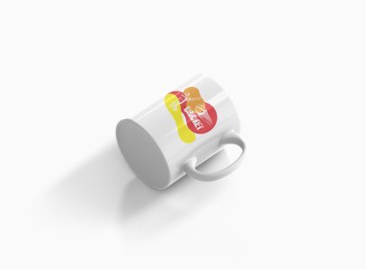 Cricket Text With Player - Printed Coffee Mugs For Sports Lovers