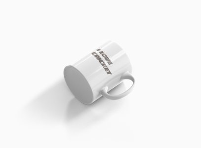 I Love Cricket - Printed Coffee Mugs For Sports Lovers
