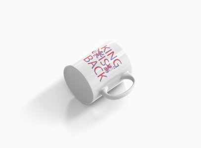King is Back Text - Printed Coffee Mugs For Sports Lovers