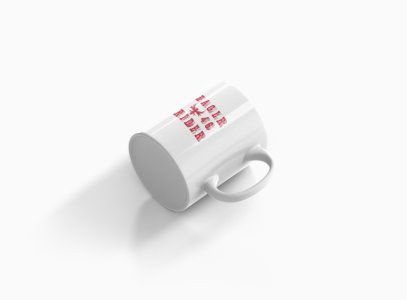 Eaglr 46 Rider Text In Red - Printed Coffee Mugs For Sports Lovers