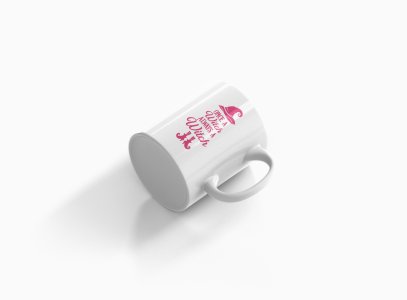 Once A Witch Always A Witch (Pink Text)-Halloween Themed Printed Coffee Mugs