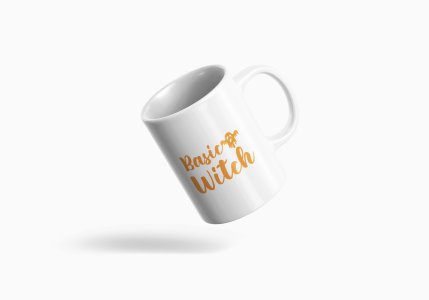 Basic Witch -Brown-Halloween Themed Printed Coffee Mugs