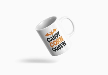 Candy Corn Queen - Bat-Halloween Themed Printed Coffee Mugs