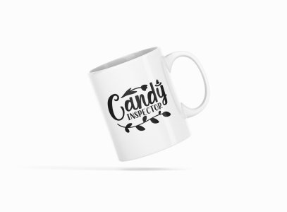 Candy in inspector, Tulip -Halloween Themed Printed Coffee Mugs