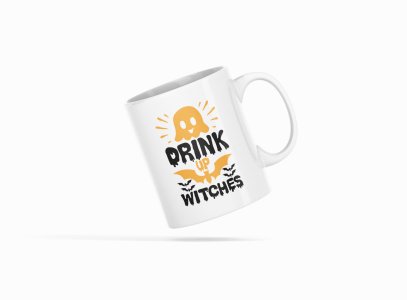 Drink up, Bat-Halloween Themed Printed Coffee Mugs