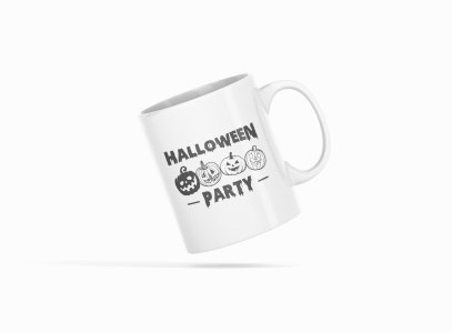 Halloween party, pumpkin-Halloween Themed Printed Coffee Mugs