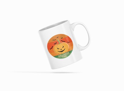 Halloween time-Scary PumpukinHalloween Themed Printed Coffee Mugs