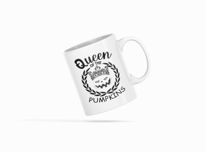 Queen Of The Pumpkins-Halloween Themed Printed Coffee Mugs