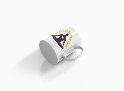 Yoga Heals The Soul Text - Printed Coffee Mugs For Yoga Lovers